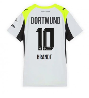 Borussia Dortmund Julian Brandt #10 Udebanetrøje Dame 2025-26 Kortærmet